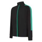 F+H gyerek tréning felső Tracksuit 250 fekete-zöld