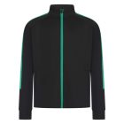 F+H gyerek tréning felső Tracksuit 250 fekete-zöld