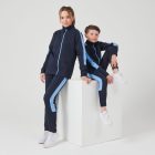 F+H gyerek tréning felső Tracksuit 250 tengerkék-égszínkék