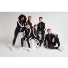 F+H tréning nadrág Tracksuit 250 fekete-fehér