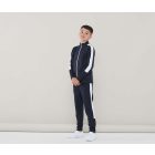 F+H gyerek tréning nadrág Tracksuit 250 tengerkék-fehér