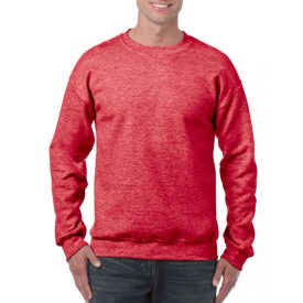 Gildan pulóver Heavy Blend 270 melírozott piros