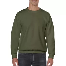 Gildan pulóver Heavy Blend 257 military