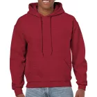 Gildan pulóver Heavy Blend Hooded Sweat 270 antique  cherry red