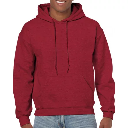 Gildan pulóver Heavy Blend Hooded Sweat 270 antique  cherry red