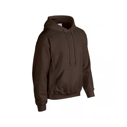 Gildan pulóver Heavy Blend Hooded Sweat 270 étcsokoládé