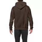 Gildan pulóver Heavy Blend Hooded Sweat 270 étcsokoládé