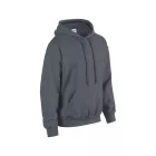 Gildan pulóver Heavy Blend Hooded Sweat 270 melírozott sötétszürke