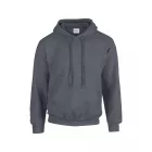 Gildan pulóver Heavy Blend Hooded Sweat 270 melírozott sötétszürke