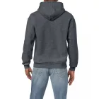 Gildan pulóver Heavy Blend Hooded Sweat 270 melírozott sötétszürke