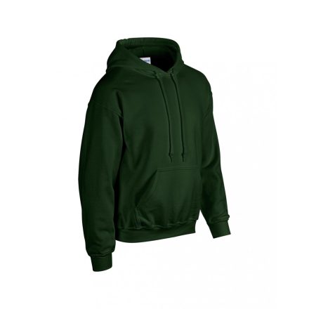 Gildan pulóver Heavy Blend Hooded Sweat 270 erdész zöld