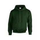Gildan pulóver Heavy Blend Hooded Sweat 270 erdész zöld