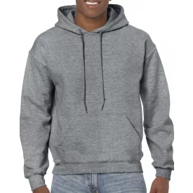   Gildan pulóver Heavy Blend Hooded Sweat 270 melírozott grafitszürke