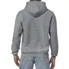 Gildan pulóver Heavy Blend Hooded Sweat 270 melírozott grafitszürke