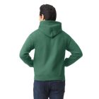 Gildan pulóver Heavy Blend Hooded Sweat 270 melírozott sötétzöld