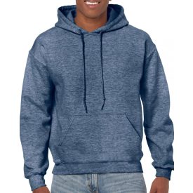   Gildan pulóver Heavy Blend Hooded Sweat 270 melírozott tengerkék