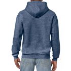Gildan pulóver Heavy Blend Hooded Sweat 270 melírozott tengerkék