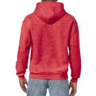 Gildan pulóver Heavy Blend Hooded Sweat 270 melírozott piros