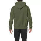 Gildan pulóver Heavy Blend Hooded Sweat 270 military