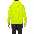 Gildan pulóver Heavy Blend Hooded Sweat 270 safety sárga