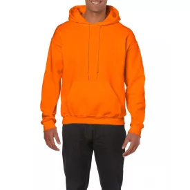 Gildan pulóver Heavy Blend Hooded Sweat 270 safety narancs