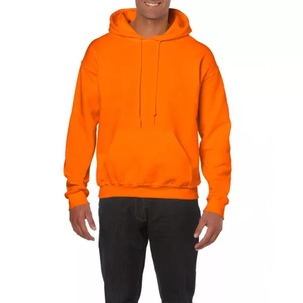 Gildan pulóver Heavy Blend Hooded Sweat 270 safety narancs