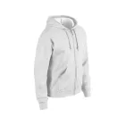 Gildan pulóver Heavy Blend Hooded Full Zip 270 melírozott világosszürke