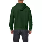 Gildan pulóver Heavy Blend Hooded Full Zip 270 erdőzöld