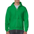 Gildan pulóver Heavy Blend Hooded Full Zip 270 írzöld