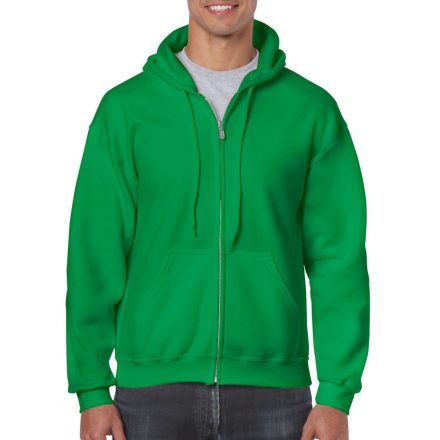 Gildan pulóver Heavy Blend Hooded Full Zip 270 írzöld
