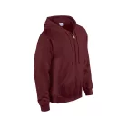 Gildan pulóver Heavy Blend Hooded Full Zip 270 gesztenye