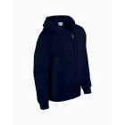 Gildan pulóver Heavy Blend Hooded Full Zip 270 tengerkék