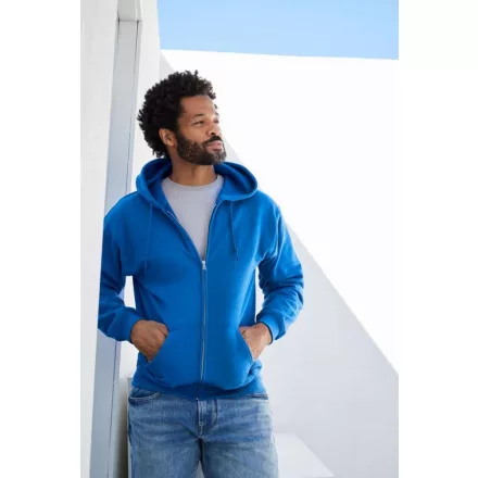 Gildan pulóver Heavy Blend Hooded Full Zip 270 királykék
