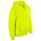 Gildan pulóver Heavy Blend Hooded Full Zip 270 neon sárga