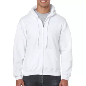 Gildan pulóver Heavy Blend Hooded Full Zip 270 fehér