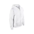 Gildan pulóver Heavy Blend Hooded Full Zip 270 fehér