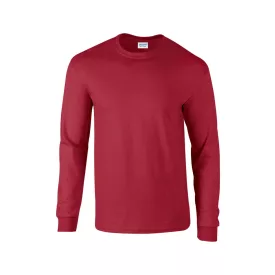 Gildan hosszú ujjú póló Ultra Cotton 203 piros