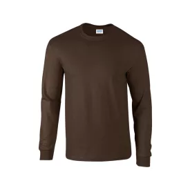   Gildan hosszú ujjú póló Ultra Cotton 203 csokoládébarna