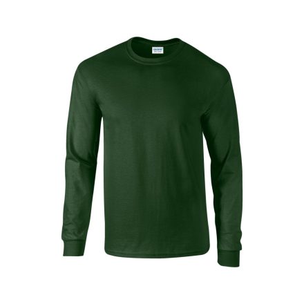 Gildan hosszú ujjú póló Ultra Cotton 203 erdész zöld