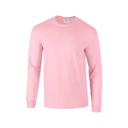 Gildan hosszú ujjú póló Ultra Cotton 203 világos pink