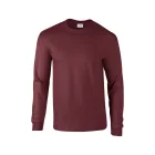 Gildan hosszú ujjú póló Ultra Cotton 203 bordó
