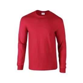 Gildan hosszú ujjú póló Ultra Cotton 203 piros