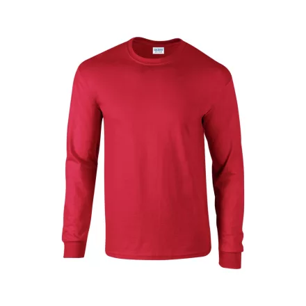 Gildan hosszú ujjú póló Ultra Cotton 203 piros