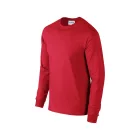 Gildan hosszú ujjú póló Ultra Cotton 203 piros