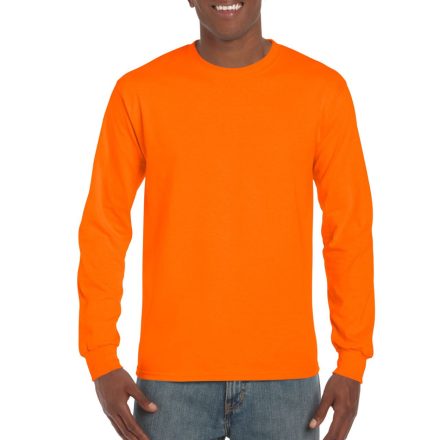Gildan hosszú ujjú póló Ultra Cotton 203 neon narancs