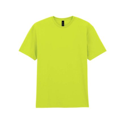 Gildan póló Light Cotton 150 fluozöld