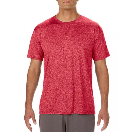Gildan póló Performance 159 melírozott piros