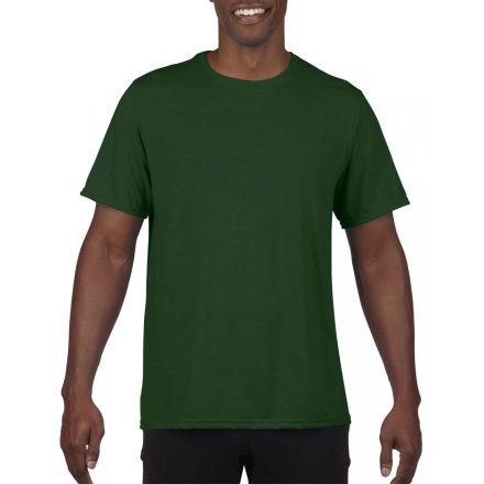 Gildan póló Performance 159 melírozott sötétzöld