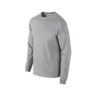 Gildan hosszú ujjú póló Heavy Cotton 185 melírozott szürke