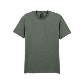 Gildan póló SoftStyle 150 melírozott military